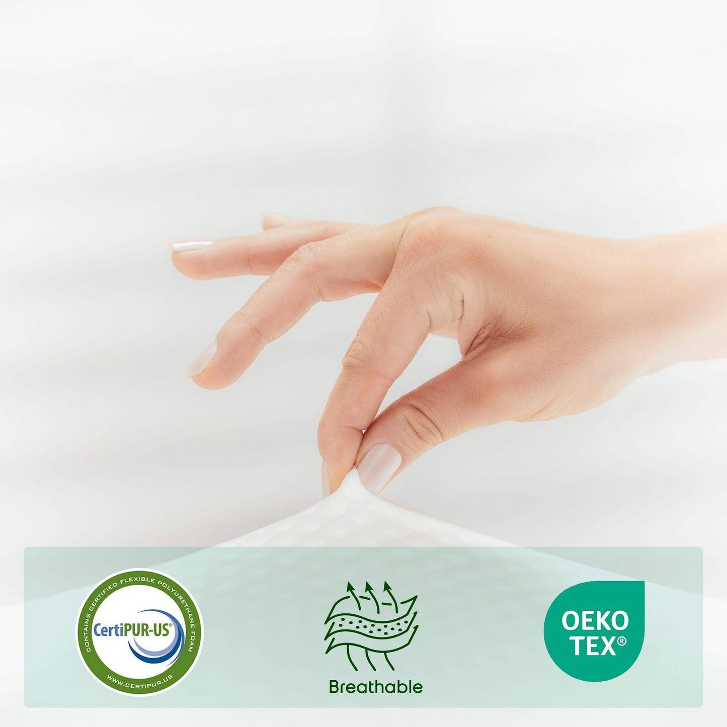 10" Sleep Orca Green Tea & Graphite Memory Foam Mattress