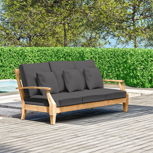 Sunscape Outdoor Wood 3-Seater Patio Sofa