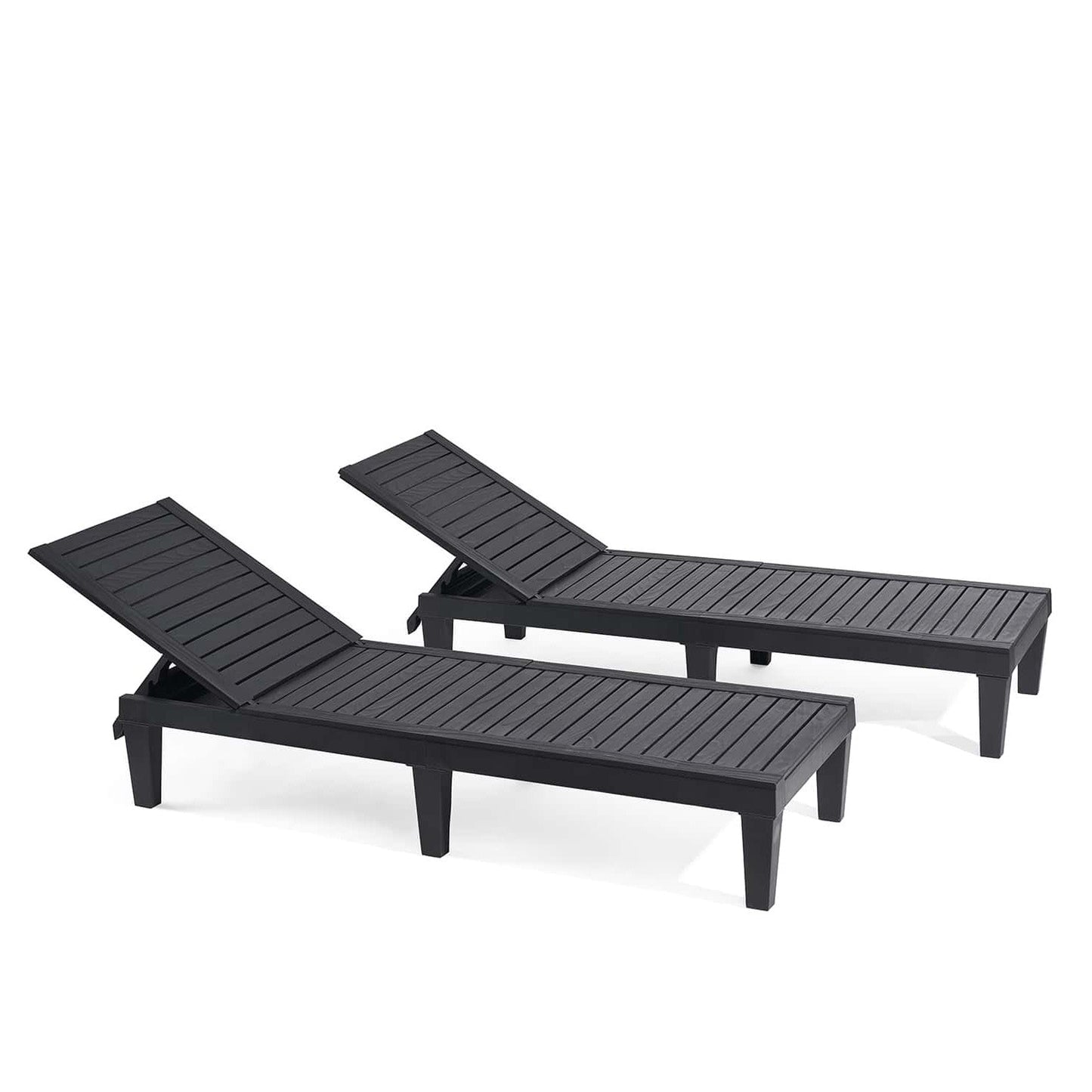 Sunscape Outdoor Chaise Lounge Chair (Set of 2 Chairs)