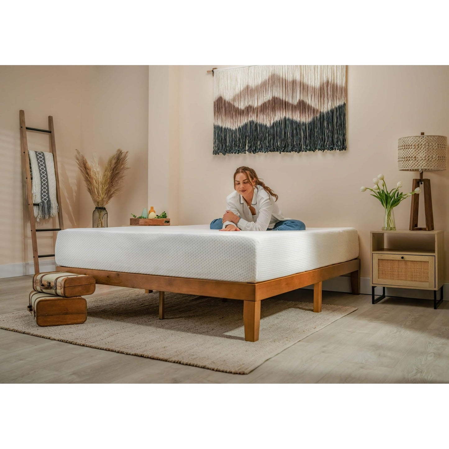 8" Sleep Orca Green Tea & Graphite Memory Foam Mattress