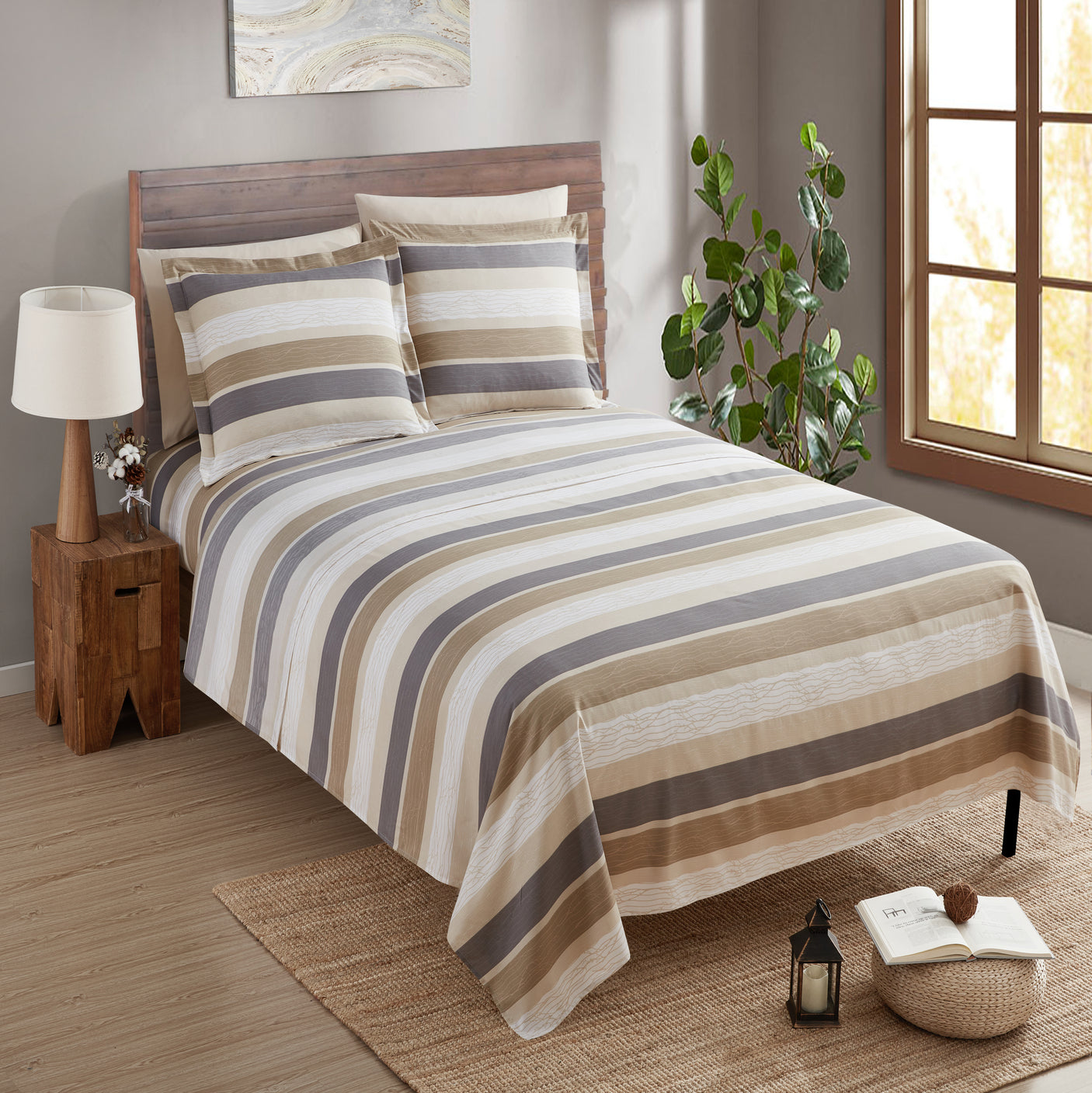 Clara Clark™ Printed Series 4-Piece Bed Sheet Set