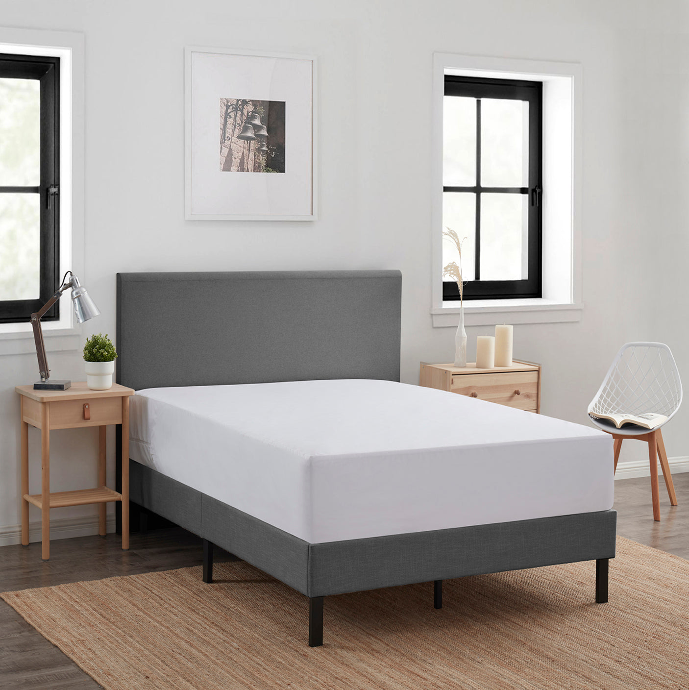 Sleeptone Basics Waterproof Brushed Microfiber Mattress Encasement