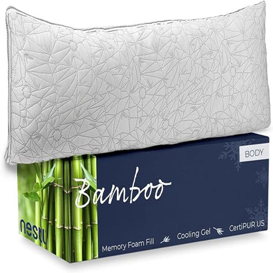 Clara Cark™ Gel-Infused Shredded Memory Foam Body Pillow