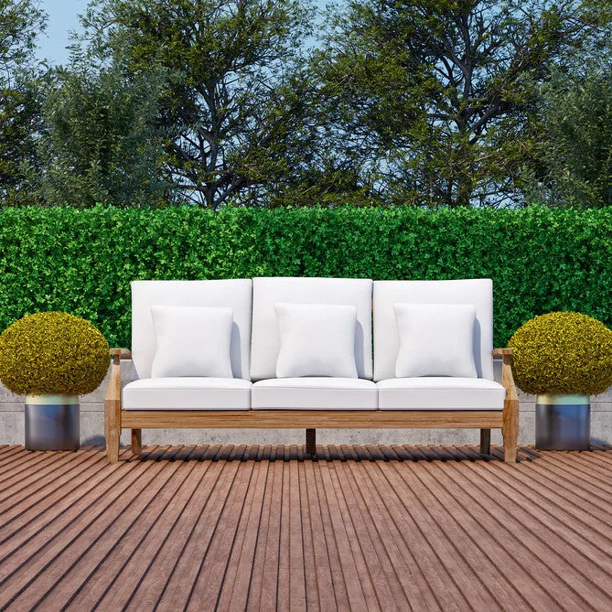 Sunscape Outdoor Wood 3-Seater Patio Sofa