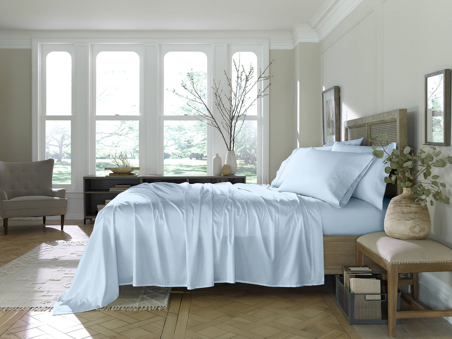 Eucalyptus 6-Piece Sheet Set - Assorted Case of 4