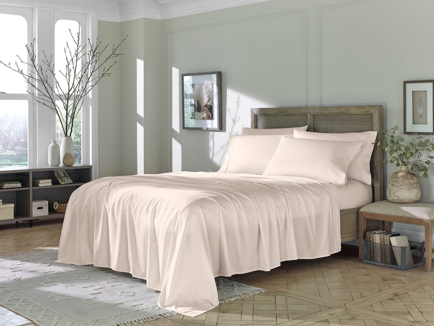 Eucalyptus 6-Piece Sheet Set - Assorted Case of 4