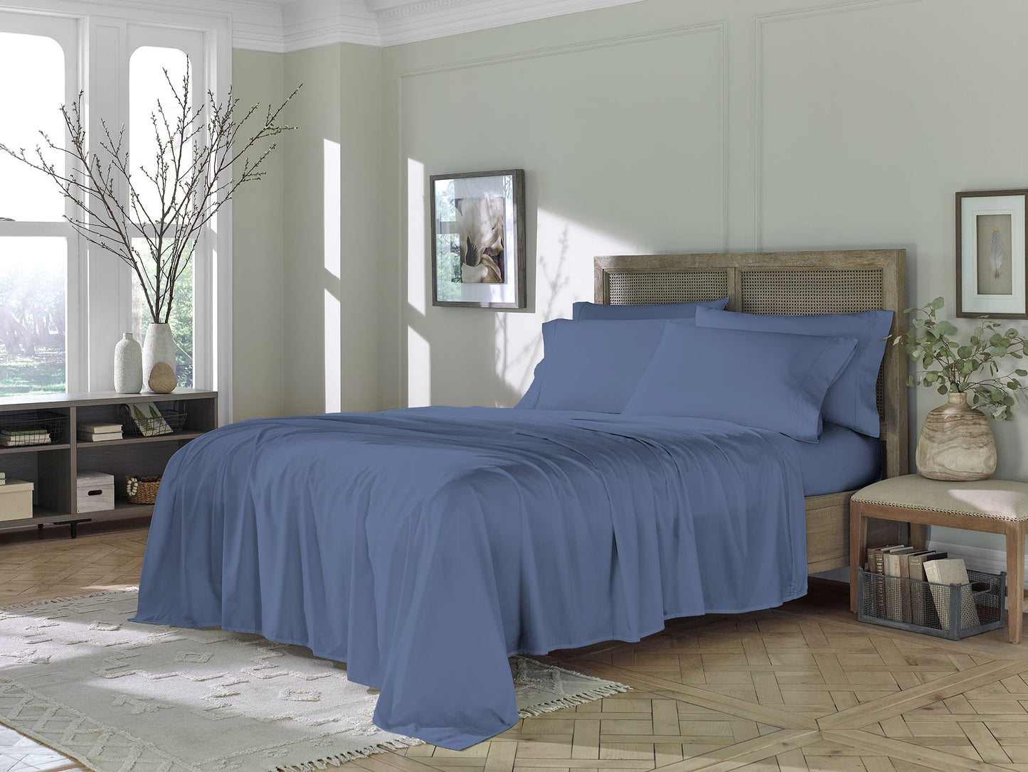 Eucalyptus 6-Piece Sheet Set - Assorted Case of 4