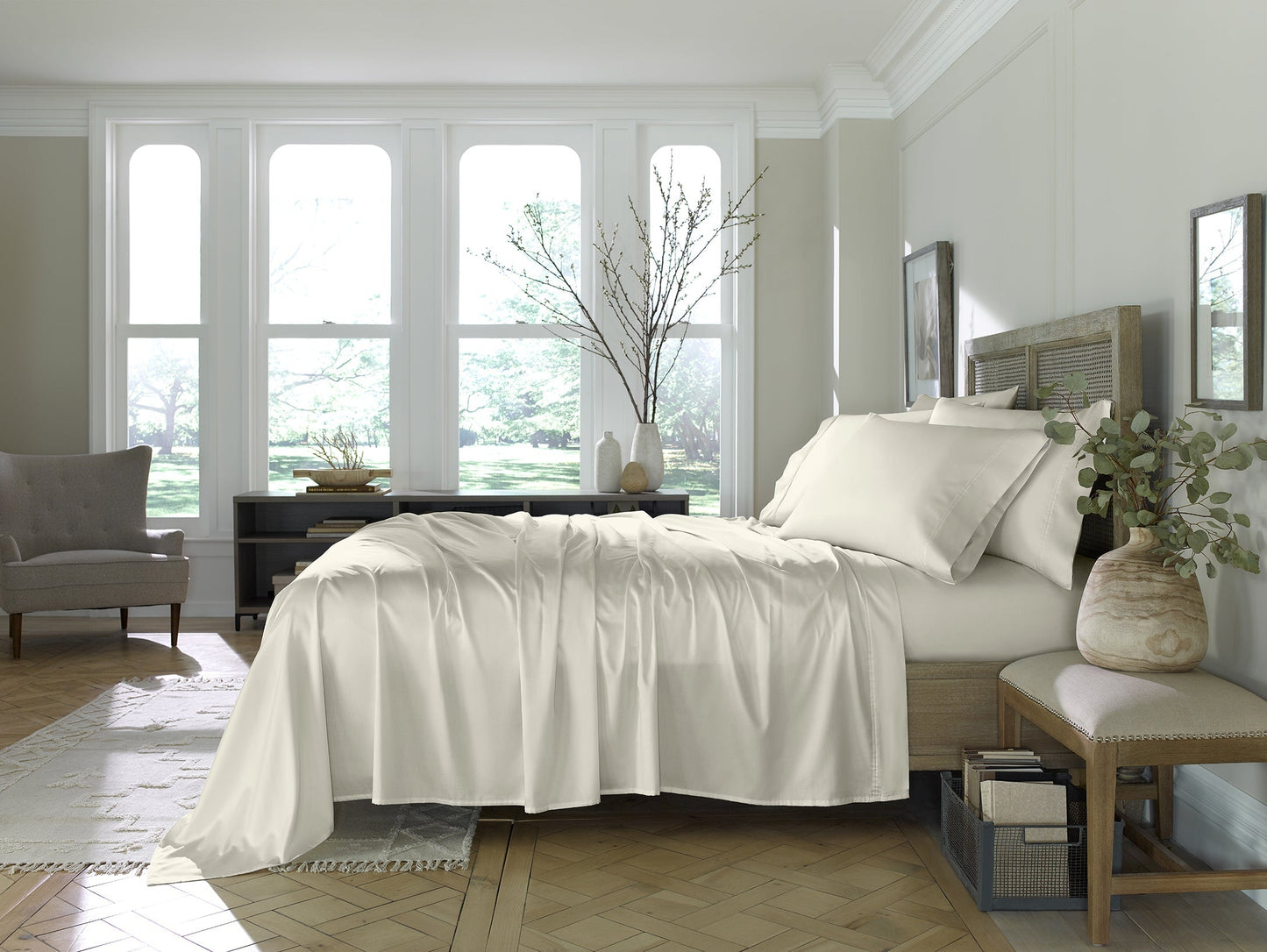 Eucalyptus 6-Piece Sheet Set - Assorted Case of 4