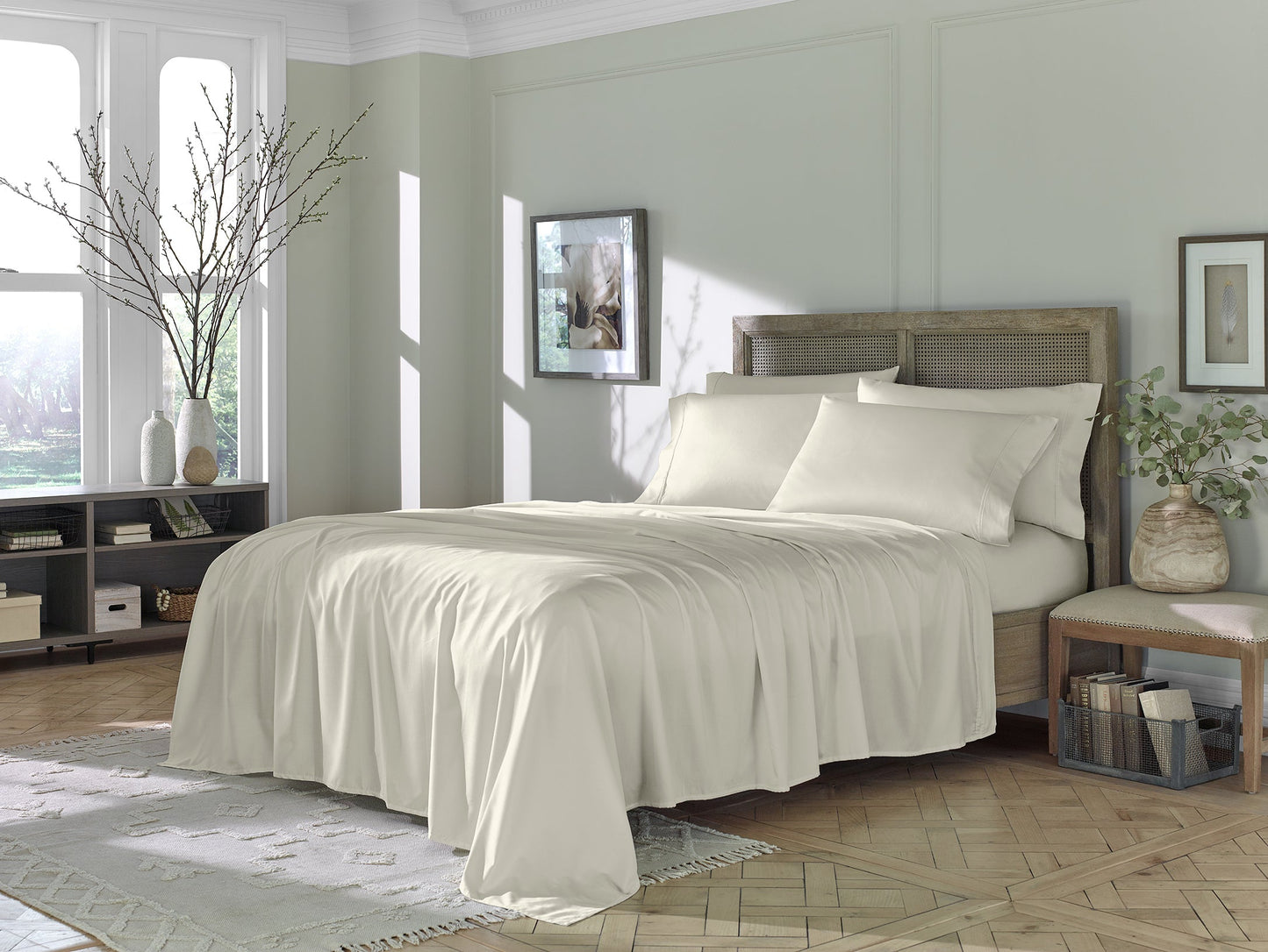 Eucalyptus 6-Piece Sheet Set - Assorted Case of 4