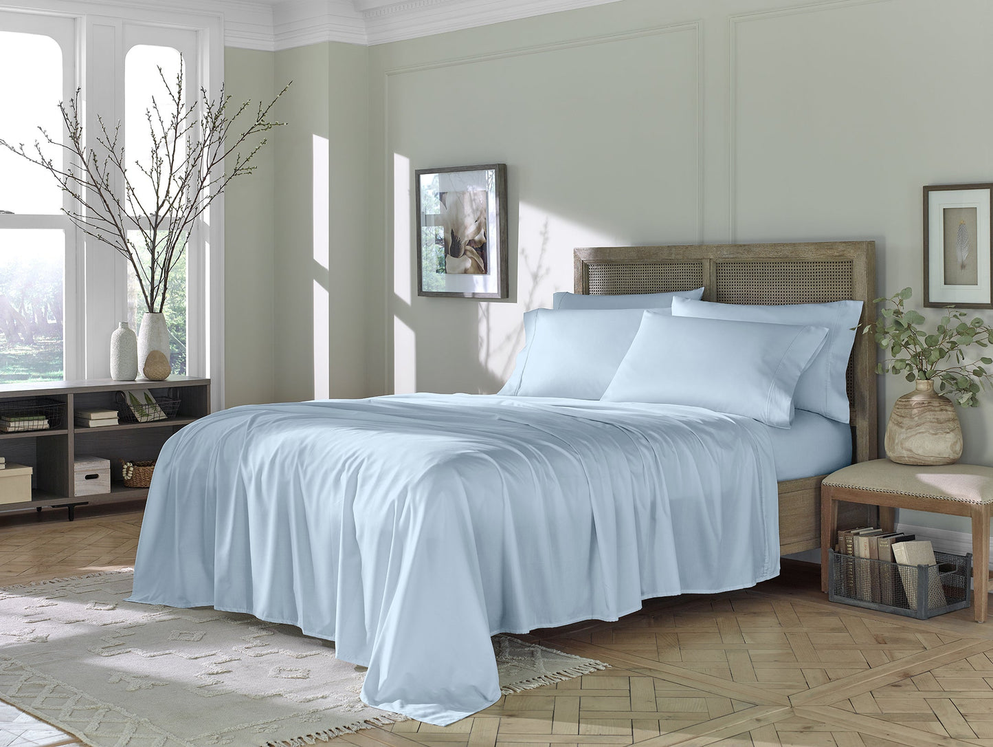 Eucalyptus 6-Piece Sheet Set - Assorted Case of 4