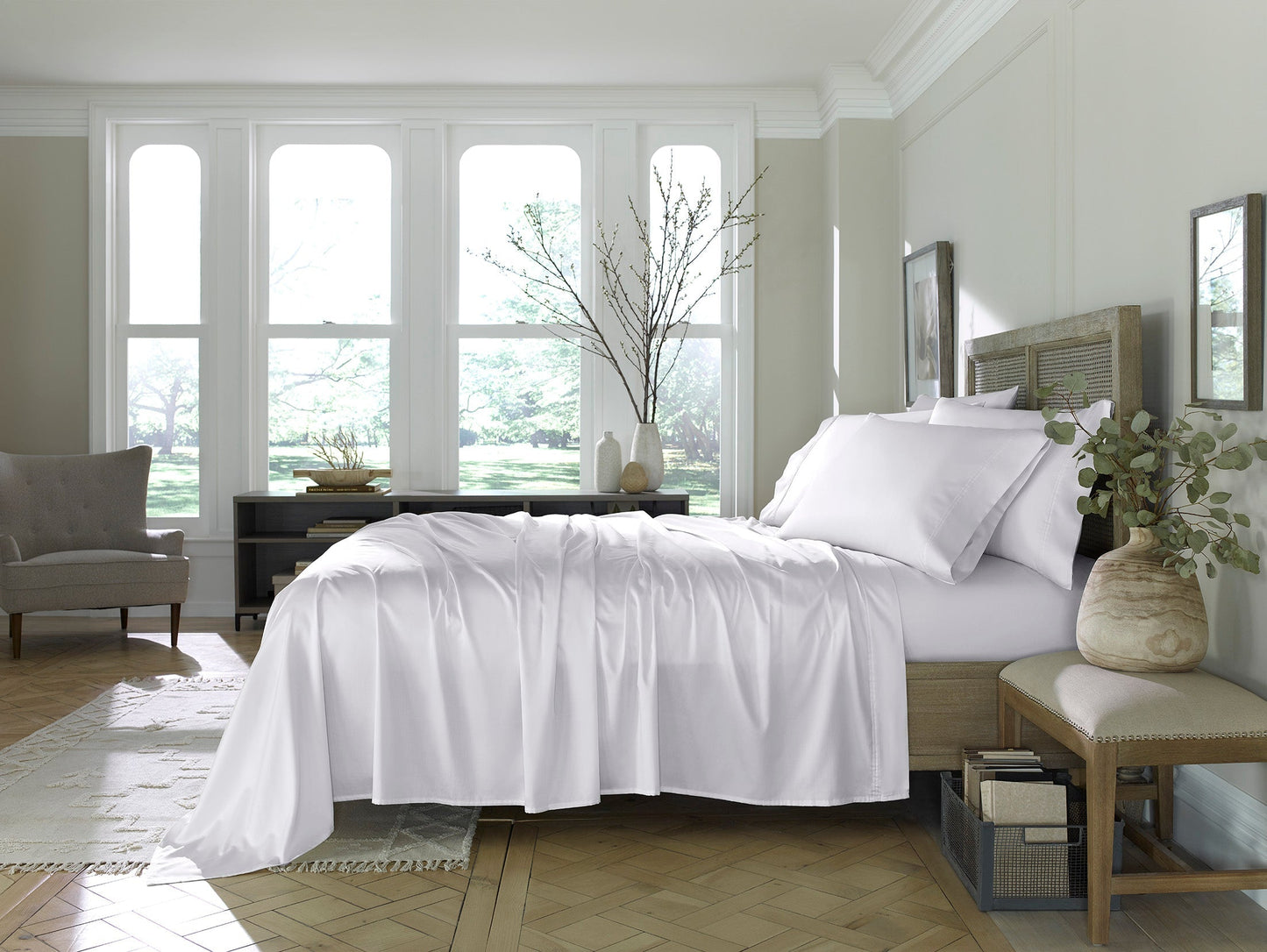 Eucalyptus 6-Piece Sheet Set - Assorted Case of 4